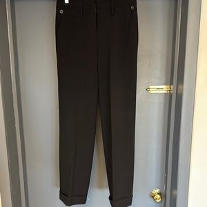 Larry Levine Black Wide Leg Pants